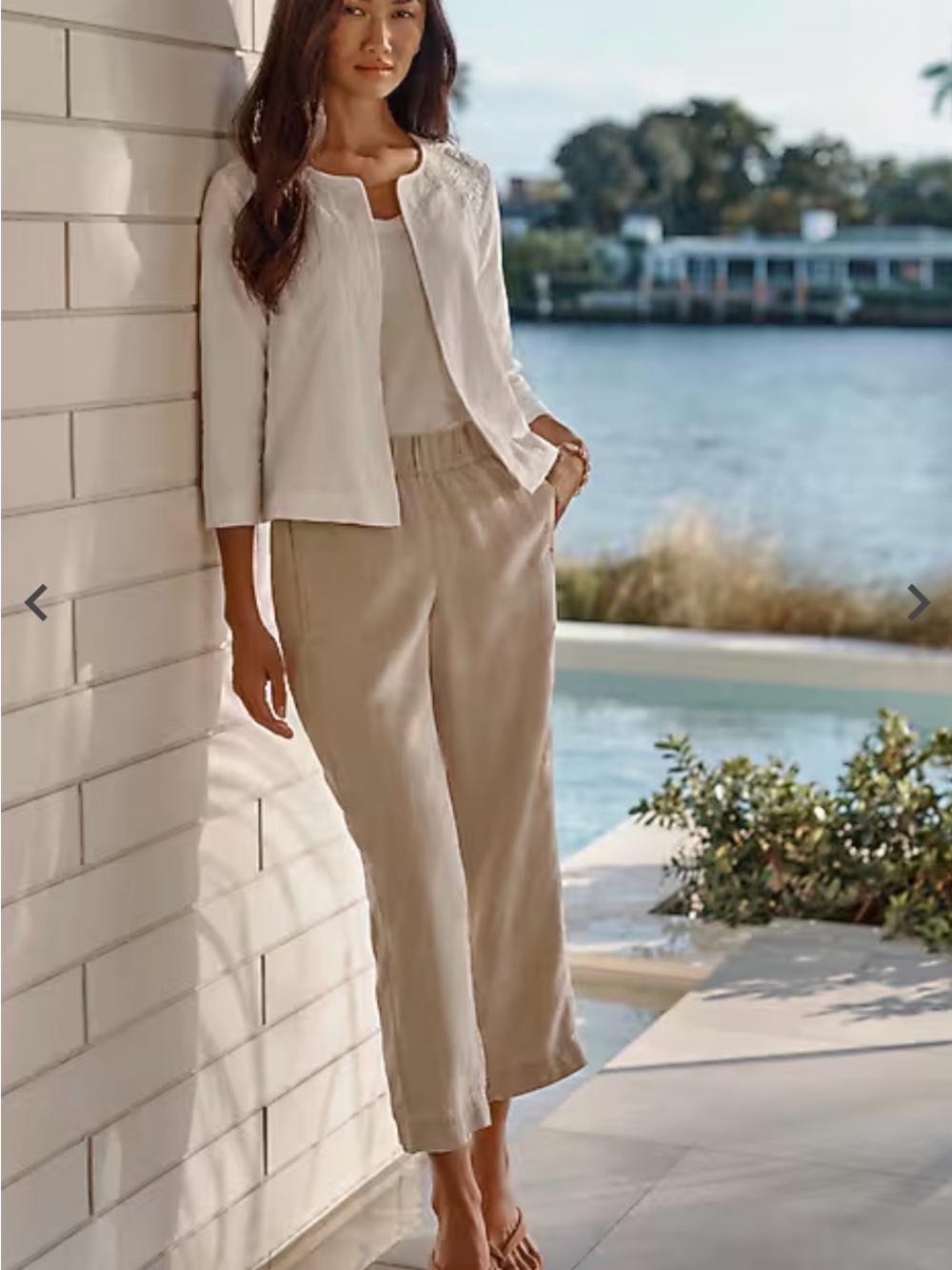J. Jill Linen Stretch Pants